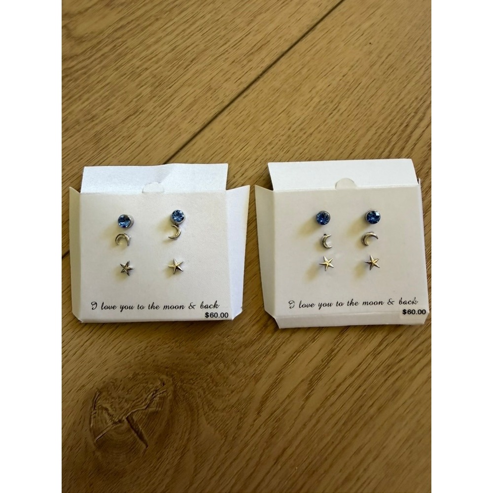 NEW Kohl's Charming Inspirations Swarovski Crystal Stud Earrings